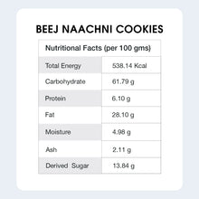 Load image into Gallery viewer, Beej Naachni Cookies - Ragi cookies with sunflower, pumkin and melon seeds (Healthy snacking)