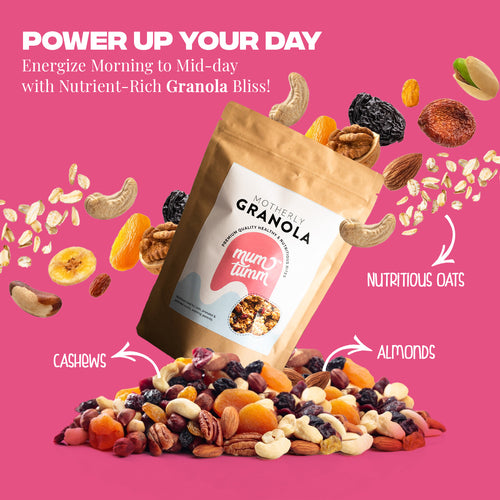 MOTHERLY GRANOLA -  Dryfruit and oats rich bar (healthy snacks) 140 gm