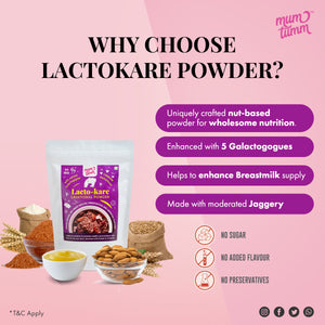 Lactokare Powder (Lactation Powder) Value Pack - pack of 3 (900 gms) - 1650/-