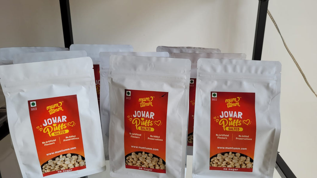 Salted Jowar puffs with no sugar - various combo packs