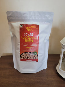 Salted Jowar puffs with no sugar