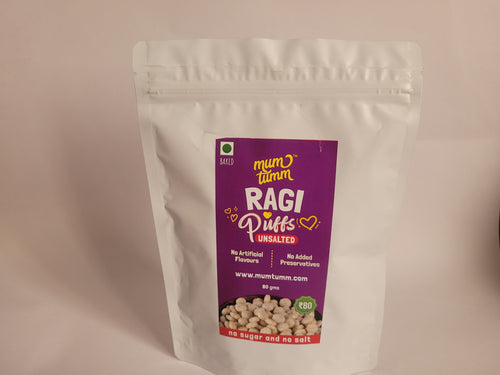 Raagi Puffs - without Salt and Sugar - Pack of 4