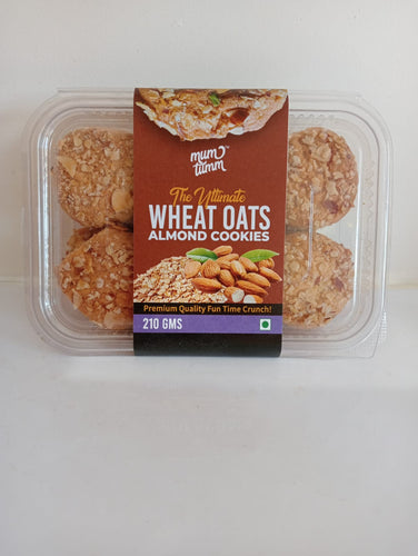 Wheat oats almond cookies